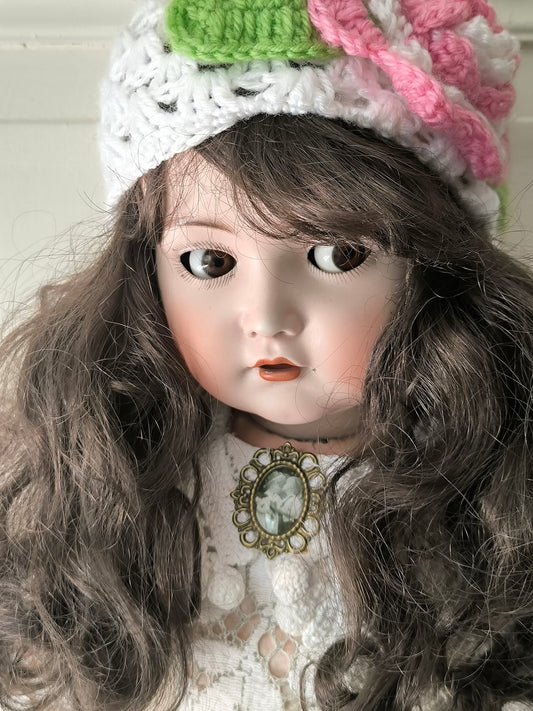 Kämmer & Reinhardt / Simon & Halbig 117N Flirty Eye Rare Doll, Antique German Bisque, c.1901–1910, 70 cm