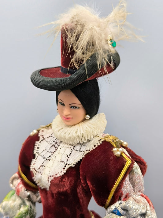 Vintage Marin Chiclana "Ana de Austria" XVI Century Historical Doll, Selección Marin, Rare Spanish Collector Doll
