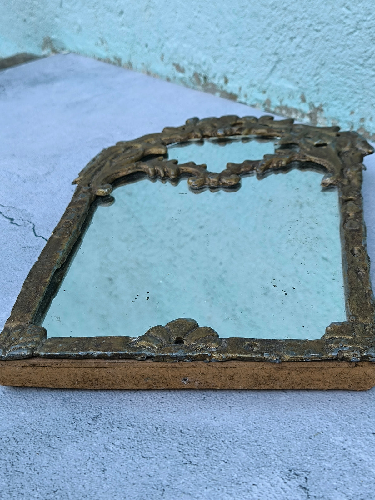 Vintage Gilt Wall Mirror Louis XV Revival – Ornate Rococo Frame, Antique Style Wall Decor