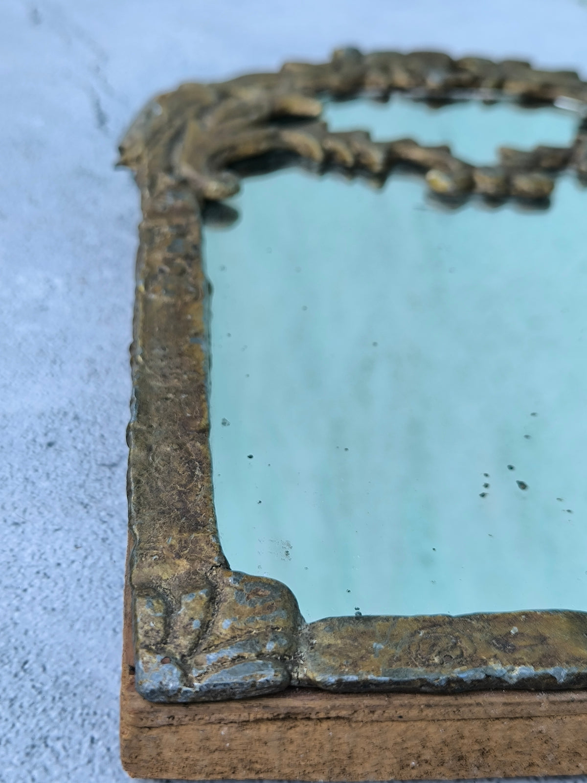 Vintage Gilt Wall Mirror Louis XV Revival – Ornate Rococo Frame, Antique Style Wall Decor