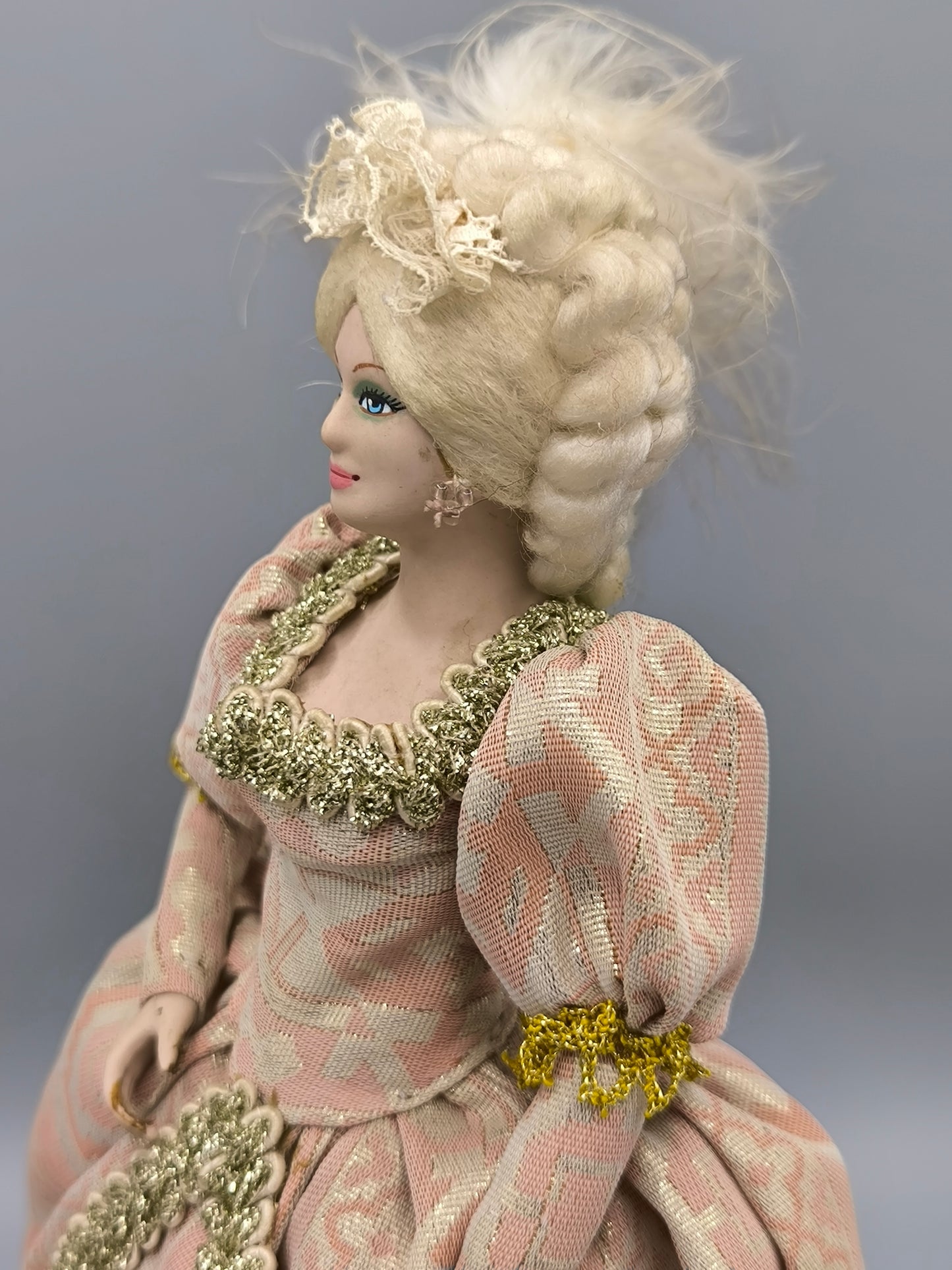Marin Chiclana Rare Porcelain Doll, Versailles XVIII Century Lady, Limited Historical Chiclana Collection