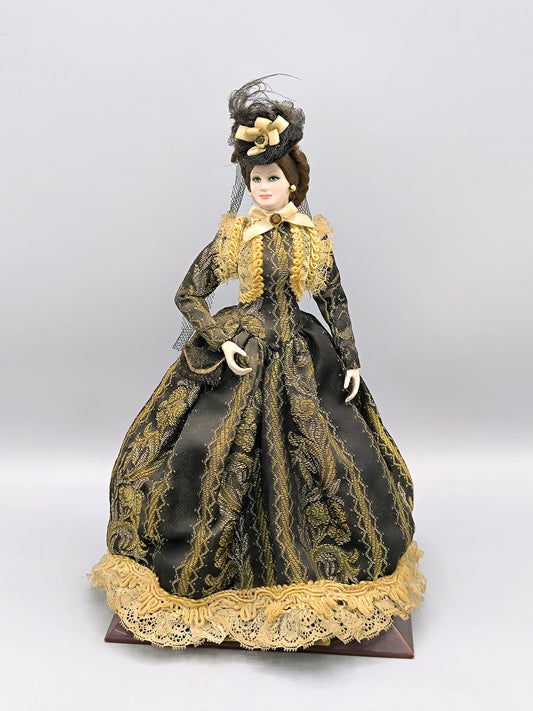 Marin Chiclana "Anastasia" XIX Century Historical Series Doll, Victorian Lady Figurine, Rare Collectible Spanish Doll