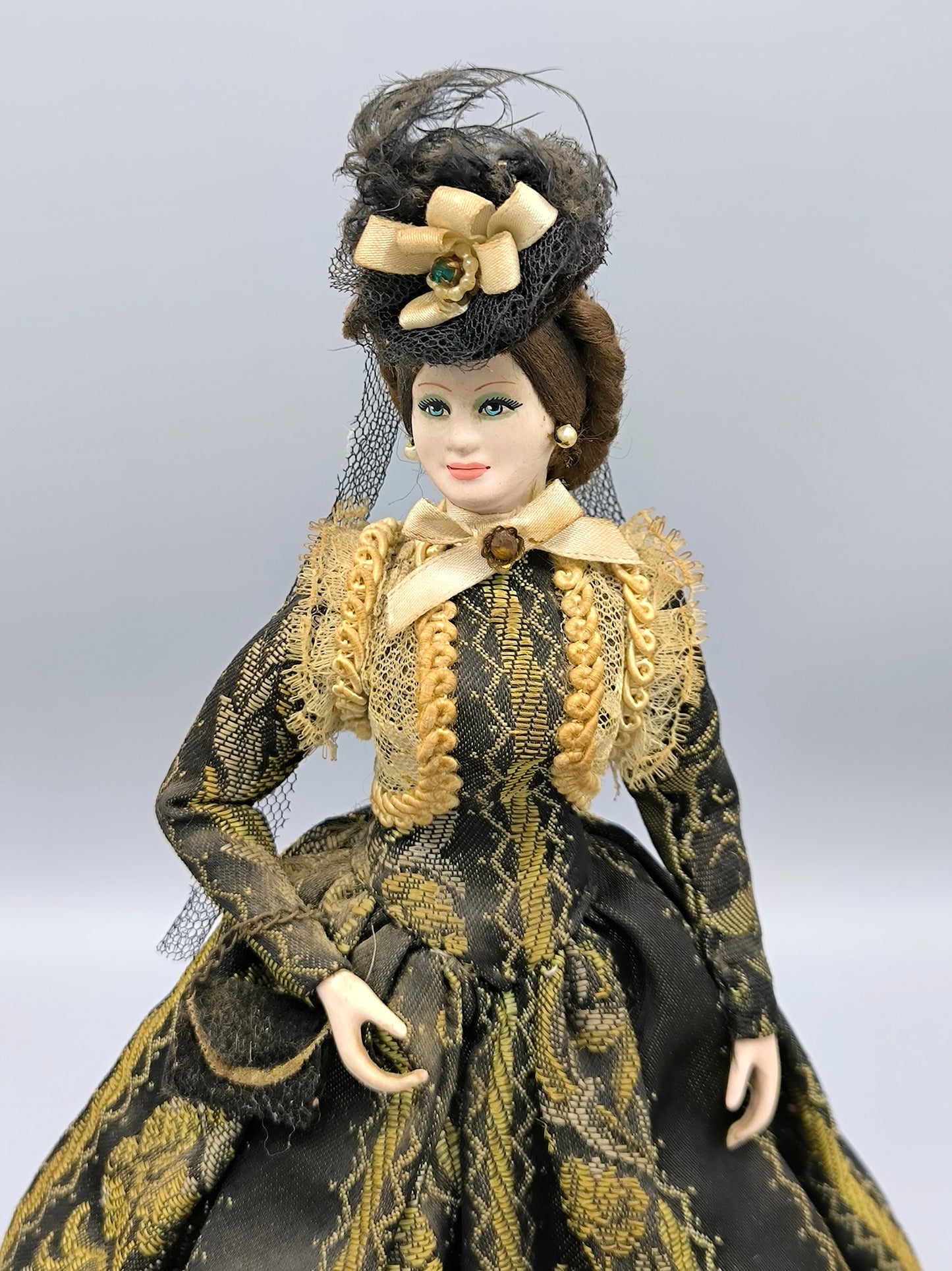 Marin Chiclana "Anastasia" XIX Century Historical Series Doll, Victorian Lady Figurine, Rare Collectible Spanish Doll