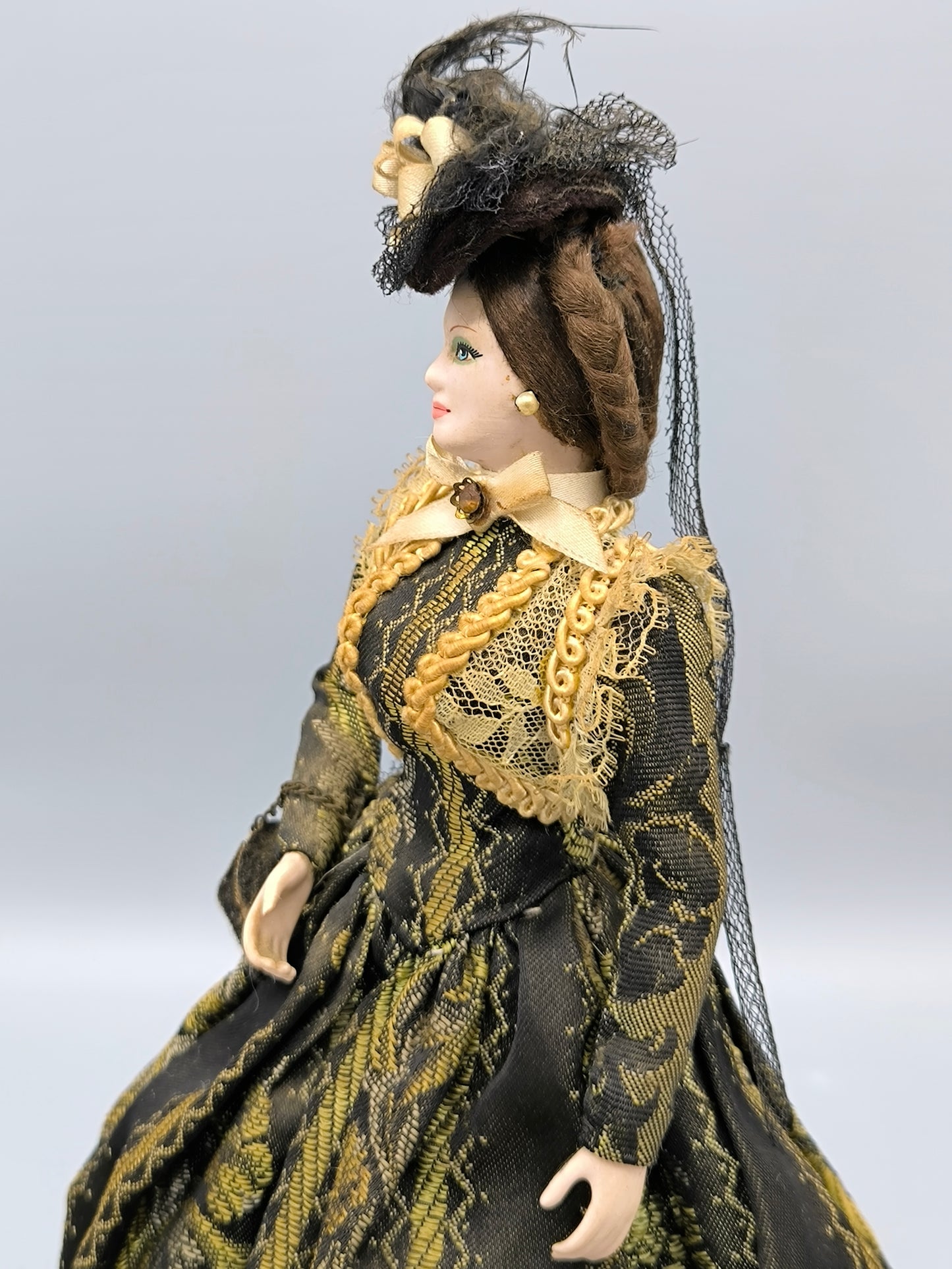 Marin Chiclana "Anastasia" XIX Century Historical Series Doll, Victorian Lady Figurine, Rare Collectible Spanish Doll