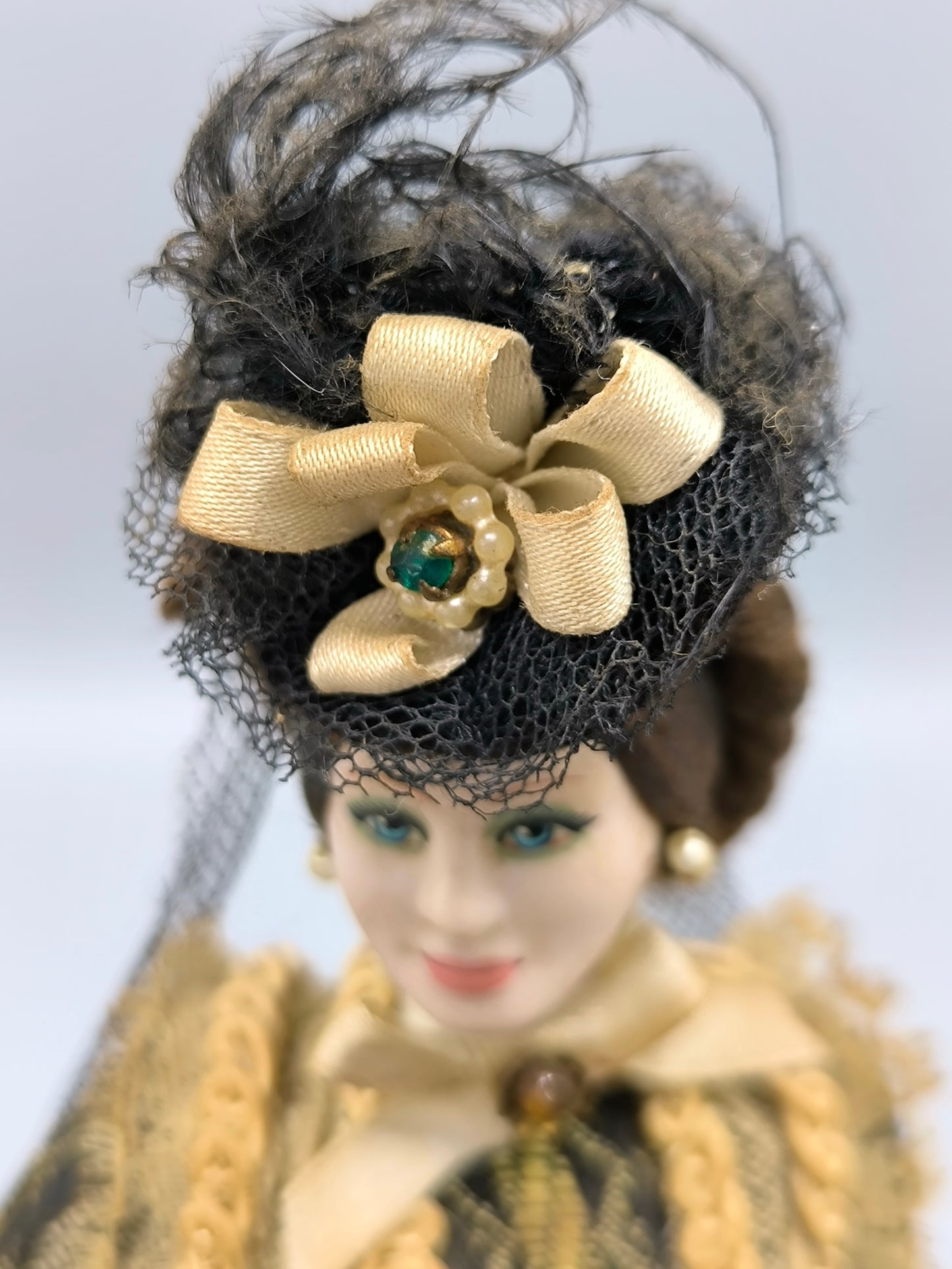 Marin Chiclana "Anastasia" XIX Century Historical Series Doll, Victorian Lady Figurine, Rare Collectible Spanish Doll