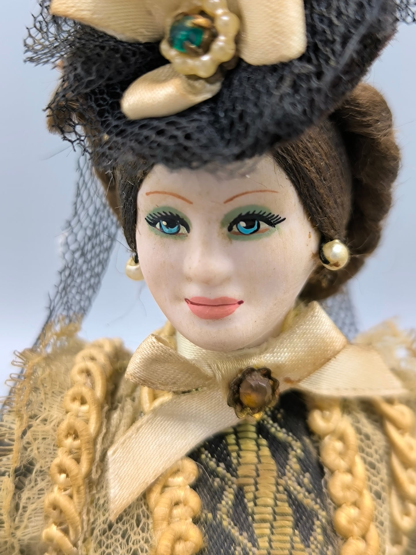 Marin Chiclana "Anastasia" XIX Century Historical Series Doll, Victorian Lady Figurine, Rare Collectible Spanish Doll