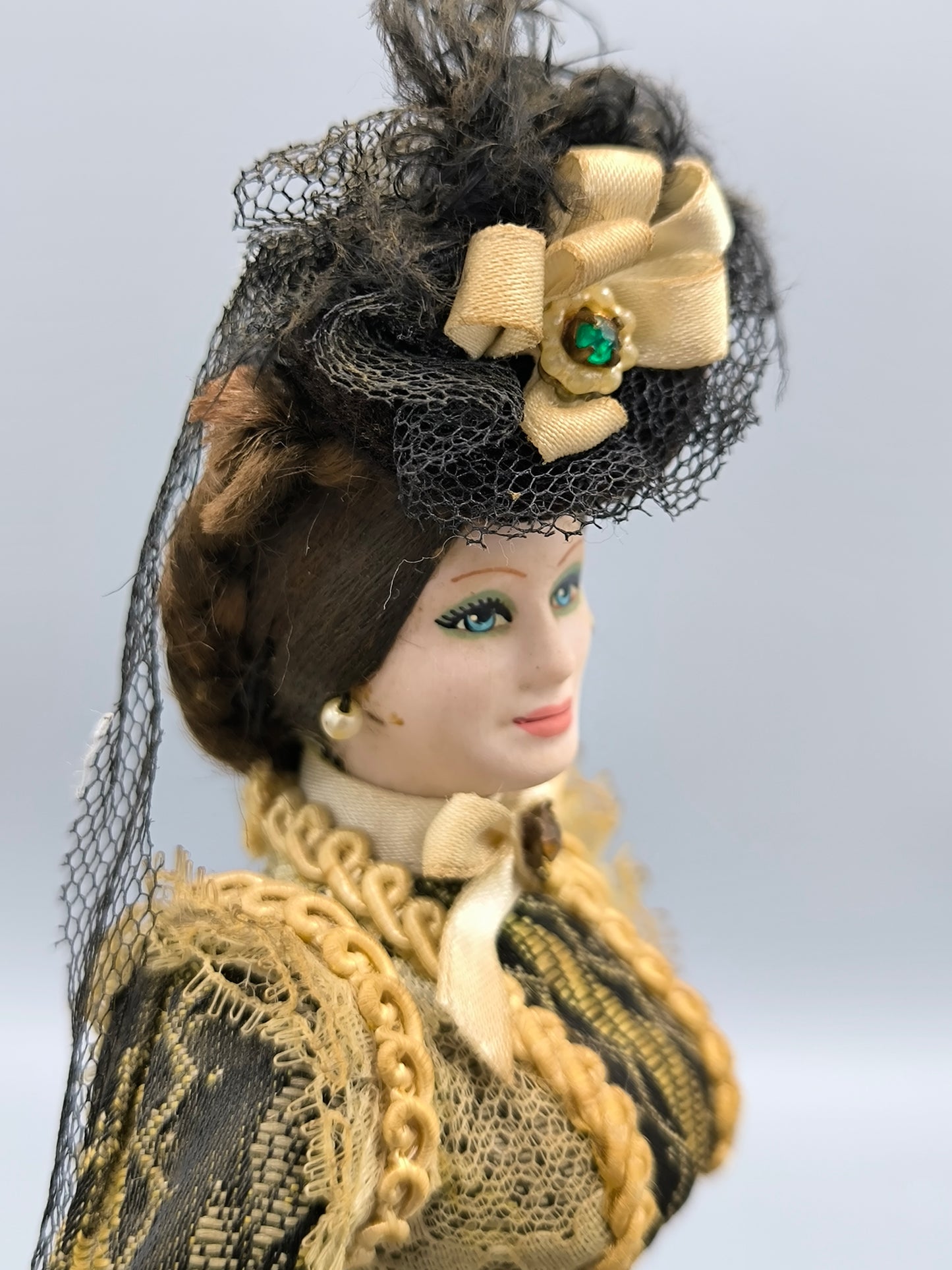 Marin Chiclana "Anastasia" XIX Century Historical Series Doll, Victorian Lady Figurine, Rare Collectible Spanish Doll