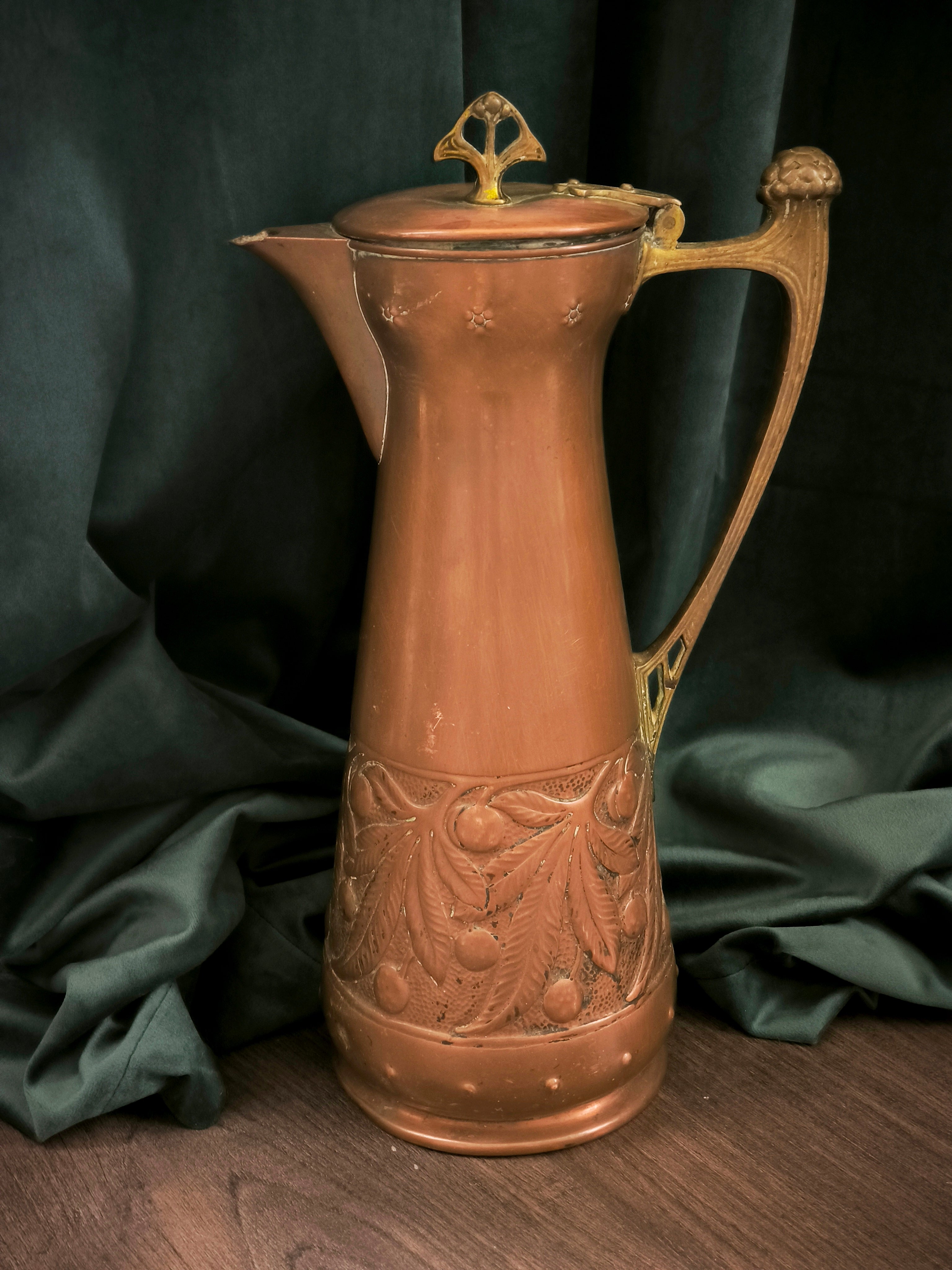 Antique Art Nouveau Jug WMF Germany c.1900-1910, Jugendstil Large