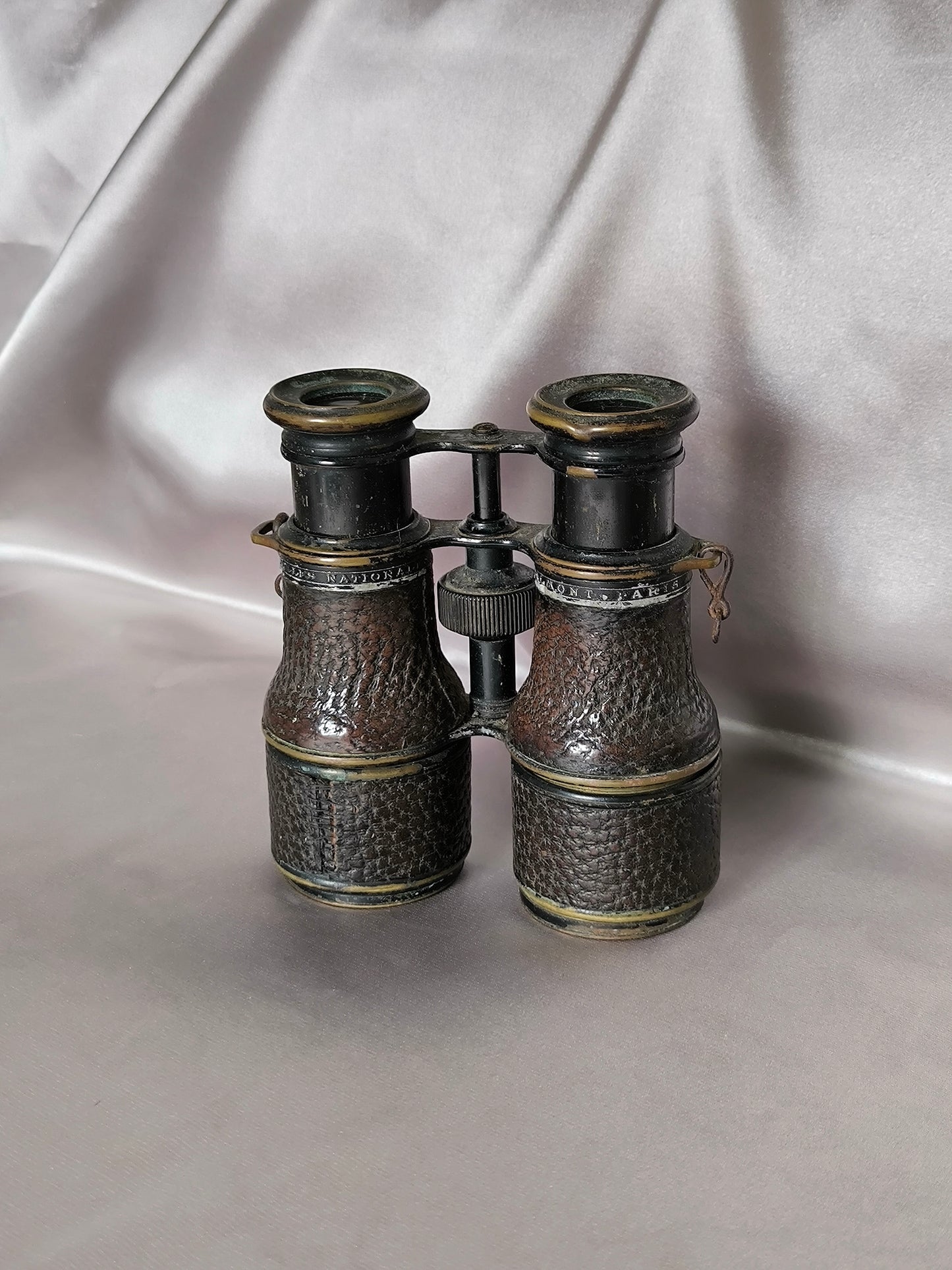 Antique Binoculars Colmont Paris c.1900, French Field Glasses, Military & Marine Optics, Collectible