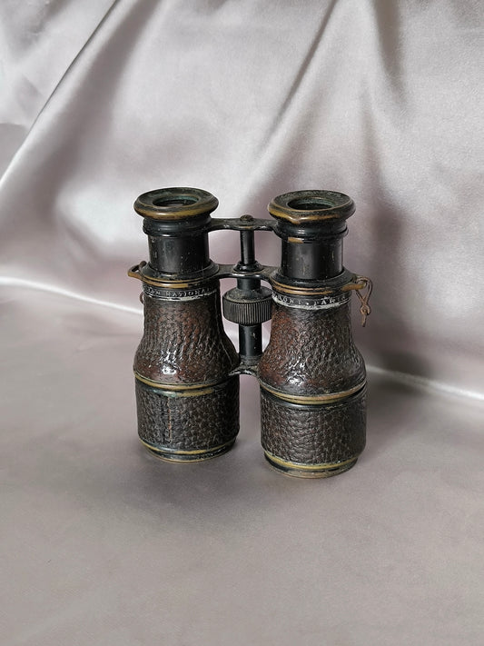 Antique Binoculars Colmont Paris c.1900, French Field Glasses, Military & Marine Optics, Collectible