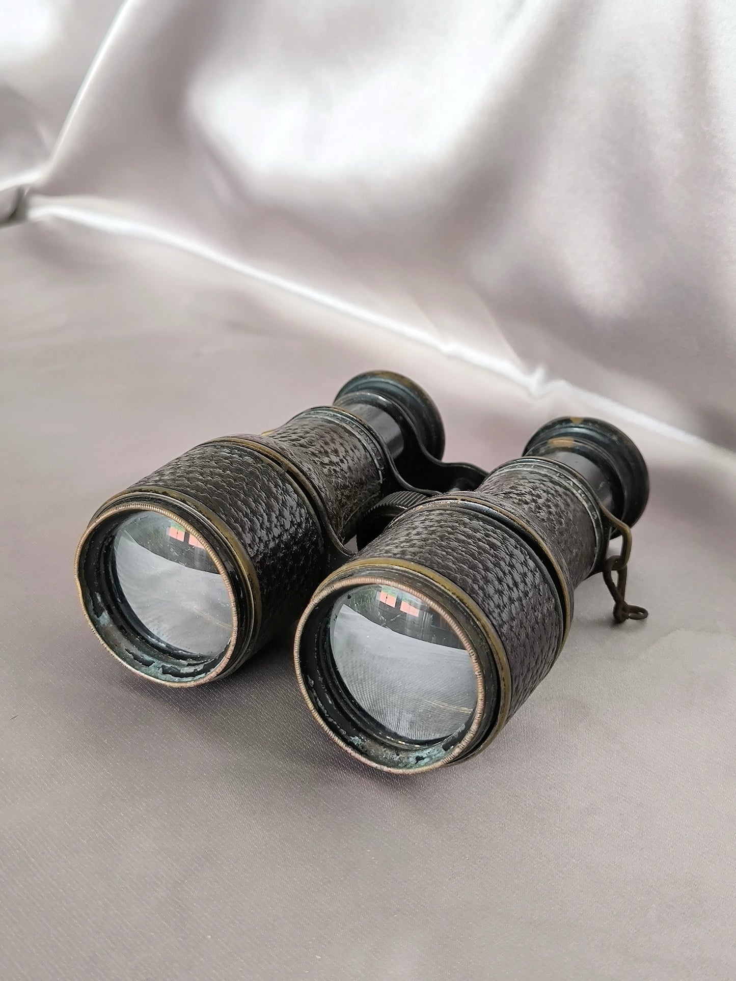Antique Binoculars Colmont Paris c.1900, French Field Glasses, Military & Marine Optics, Collectible