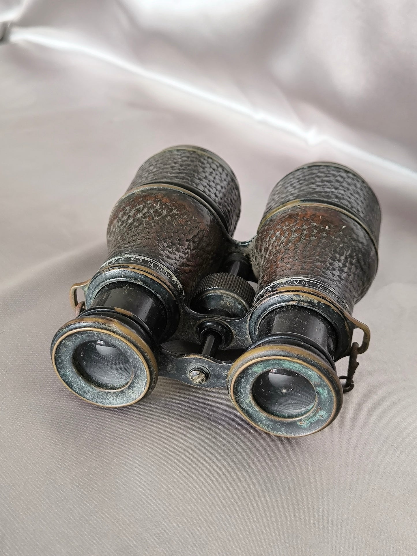 Antique Binoculars Colmont Paris c.1900, French Field Glasses, Military & Marine Optics, Collectible