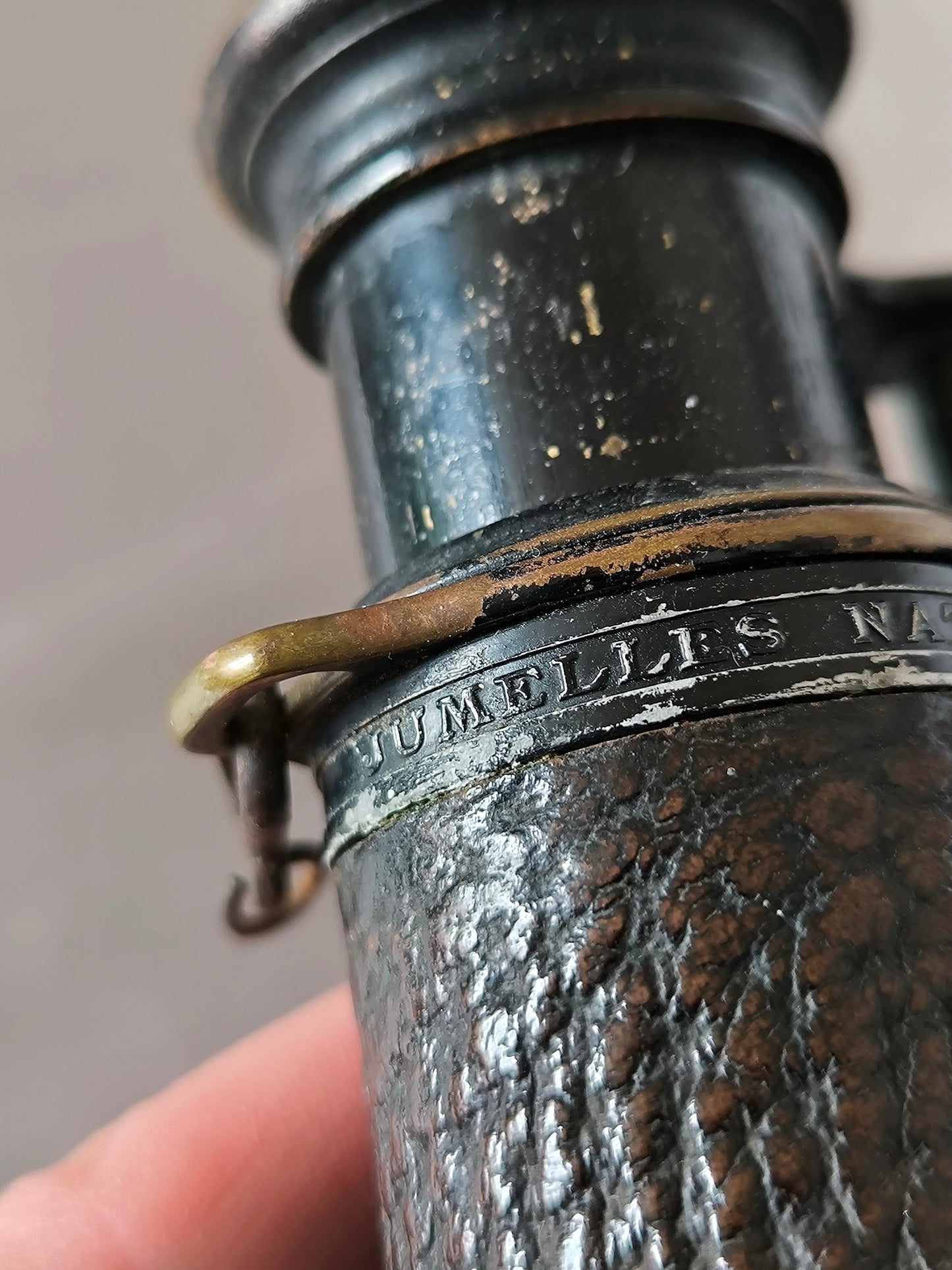 Antique Binoculars Colmont Paris c.1900, French Field Glasses, Military & Marine Optics, Collectible