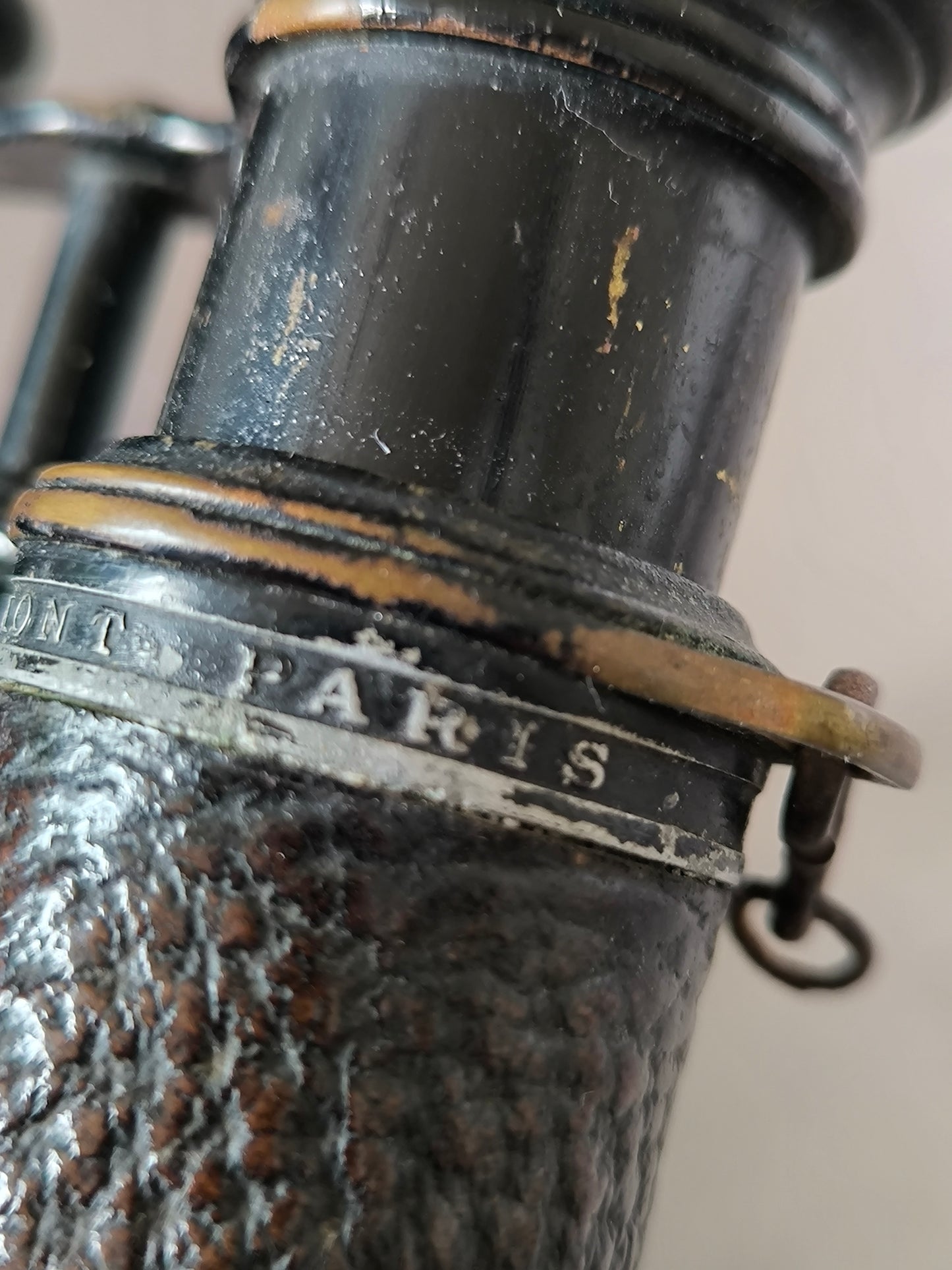 Antique Binoculars Colmont Paris c.1900, French Field Glasses, Military & Marine Optics, Collectible