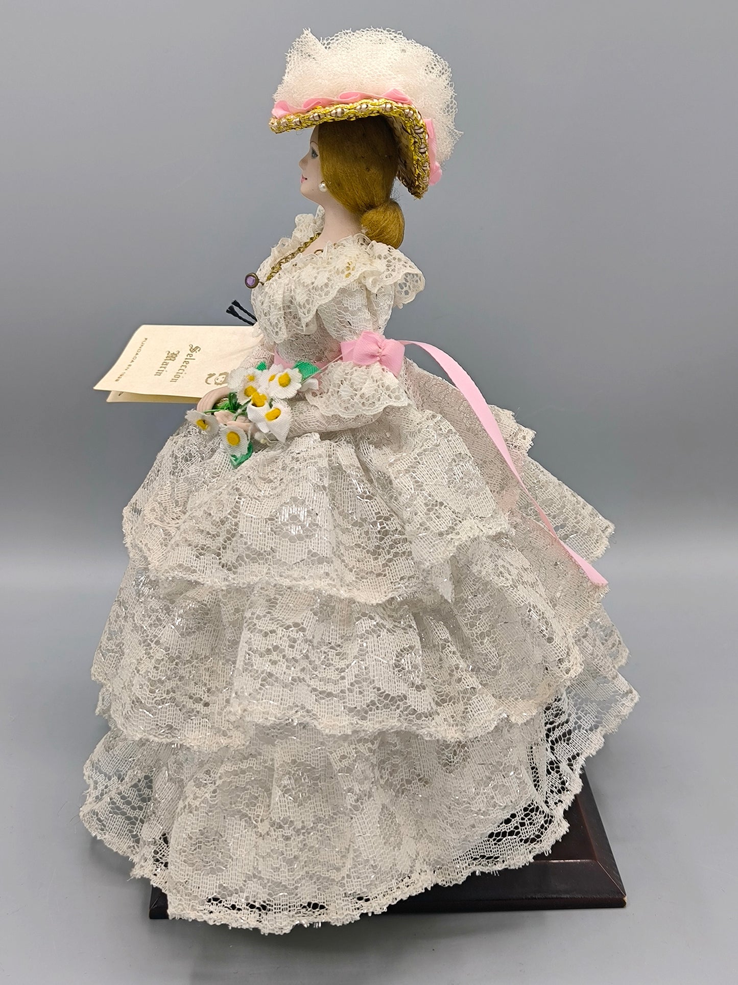 Vintage Marin Chiclana Doll Maria Cristina Siglo XIX, Limited Historical Series, Rare Porcelain Chiclana