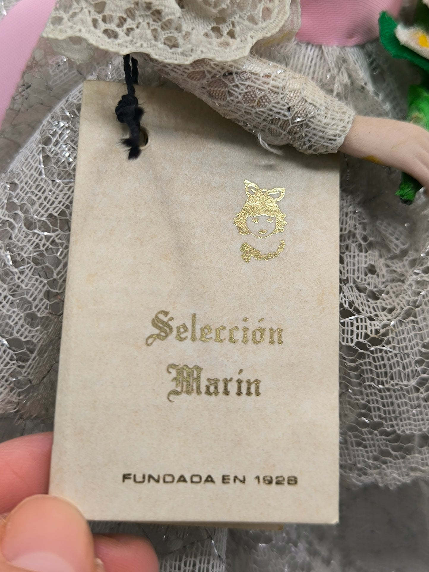 Vintage Marin Chiclana Doll Maria Cristina Siglo XIX, Limited Historical Series, Rare Porcelain Chiclana