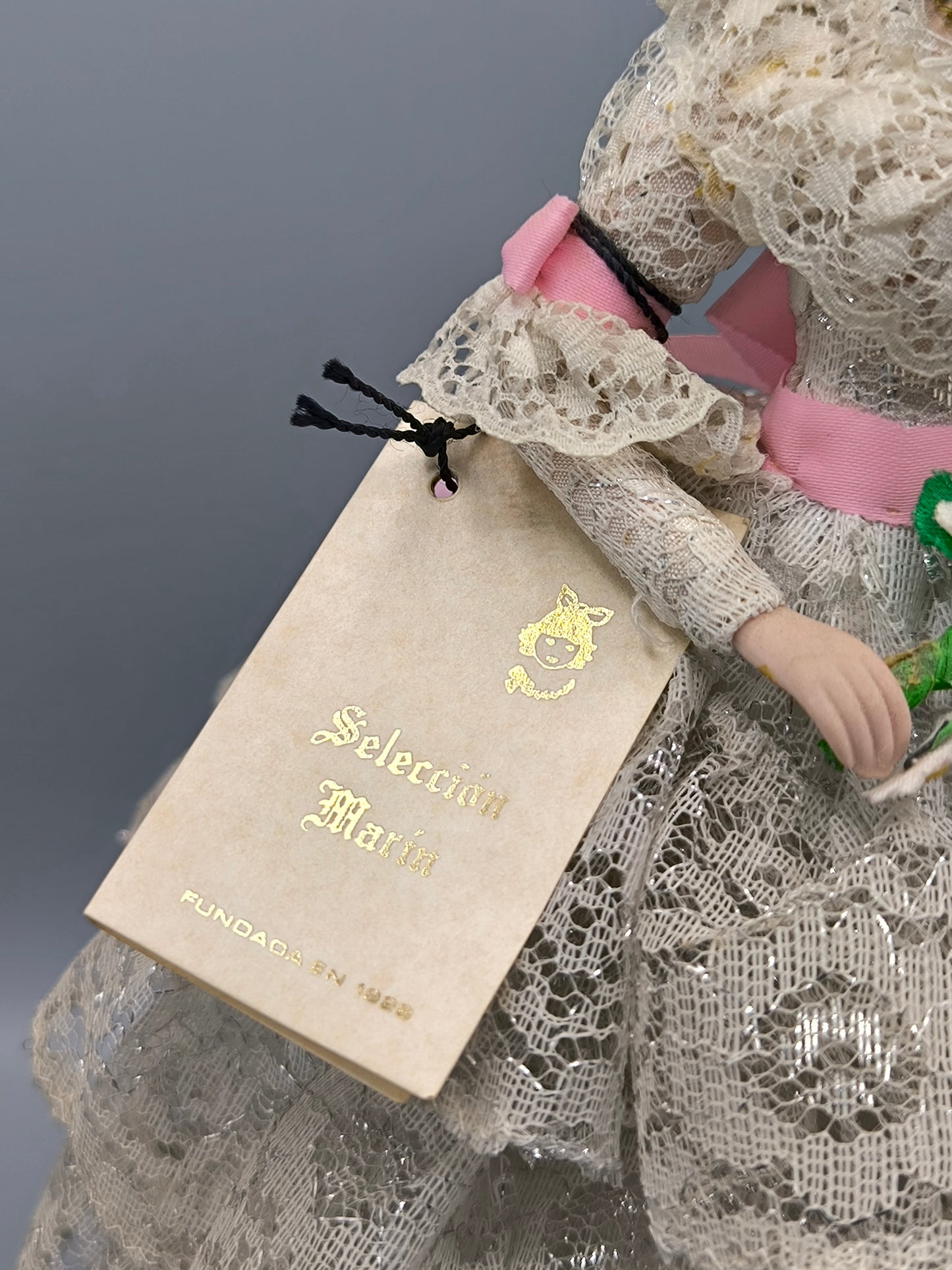 Vintage Marin Chiclana Doll Maria Cristina Siglo XIX, Limited Historical Series, Rare Porcelain Chiclana