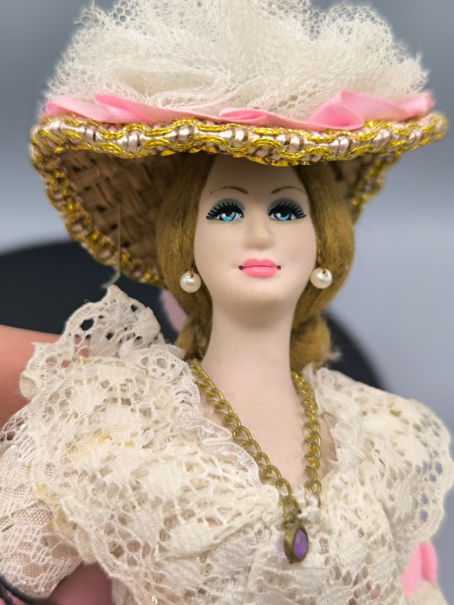 Vintage Marin Chiclana Doll Maria Cristina Siglo XIX, Limited Historical Series, Rare Porcelain Chiclana
