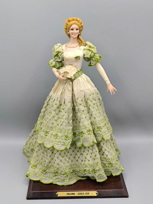 Vintage Marin Chiclana "Paloma" XIX Century Historical Series Doll, Rare Limited Collector Edition
