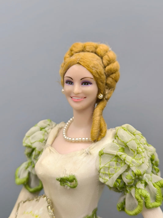 Vintage Marin Chiclana "Paloma" XIX Century Historical Series Doll, Rare Limited Collector Edition
