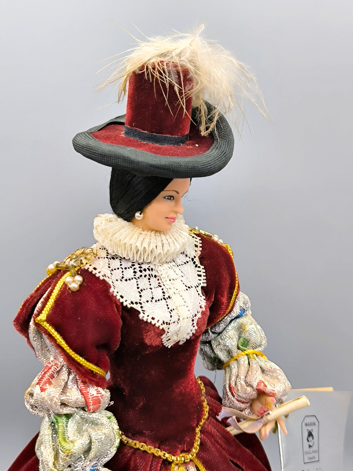 Vintage Marin Chiclana "Ana de Austria" XVI Century Historical Doll, Selección Marin, Rare Spanish Collector Doll