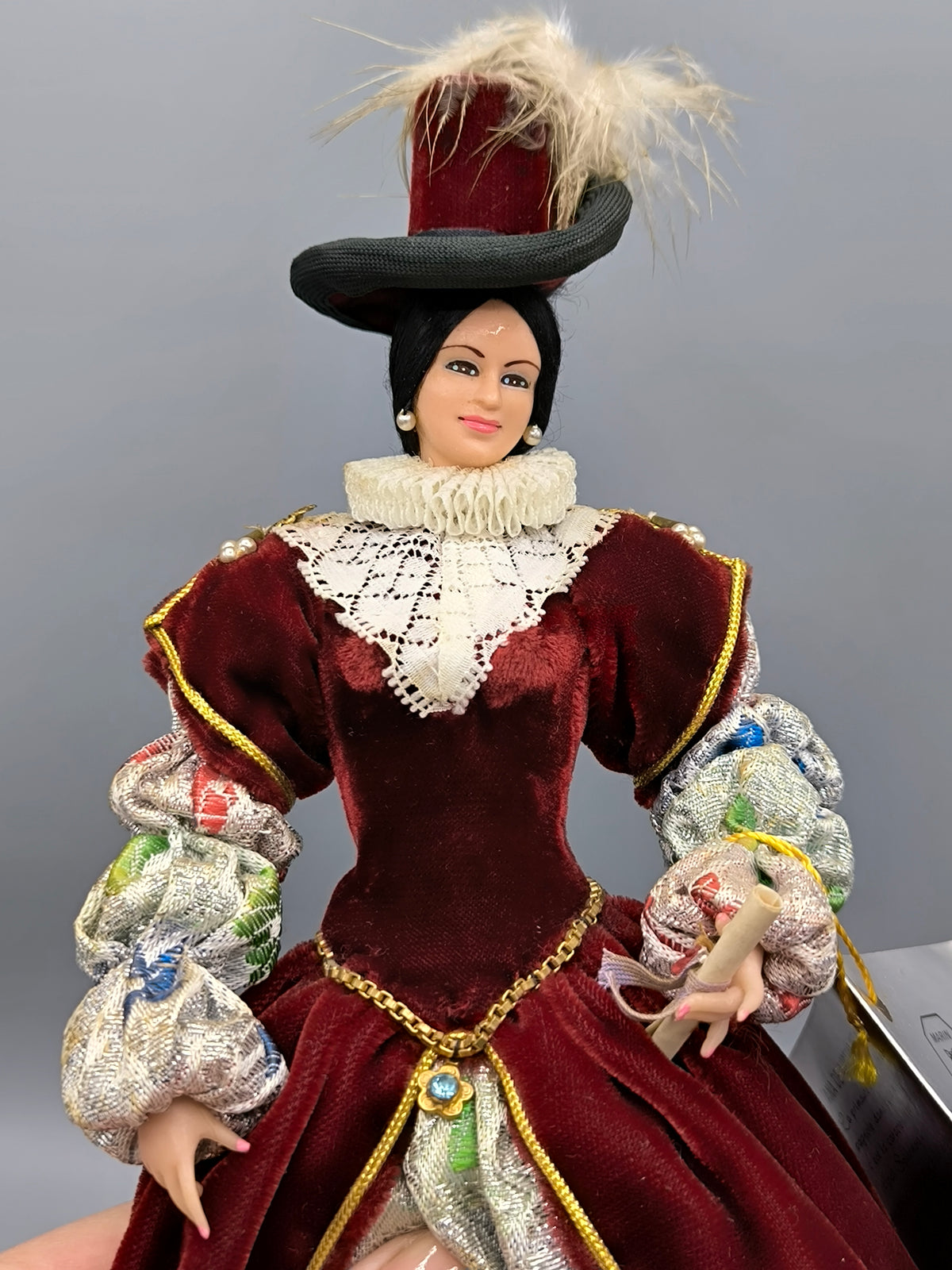 Vintage Marin Chiclana "Ana de Austria" XVI Century Historical Doll, Selección Marin, Rare Spanish Collector Doll