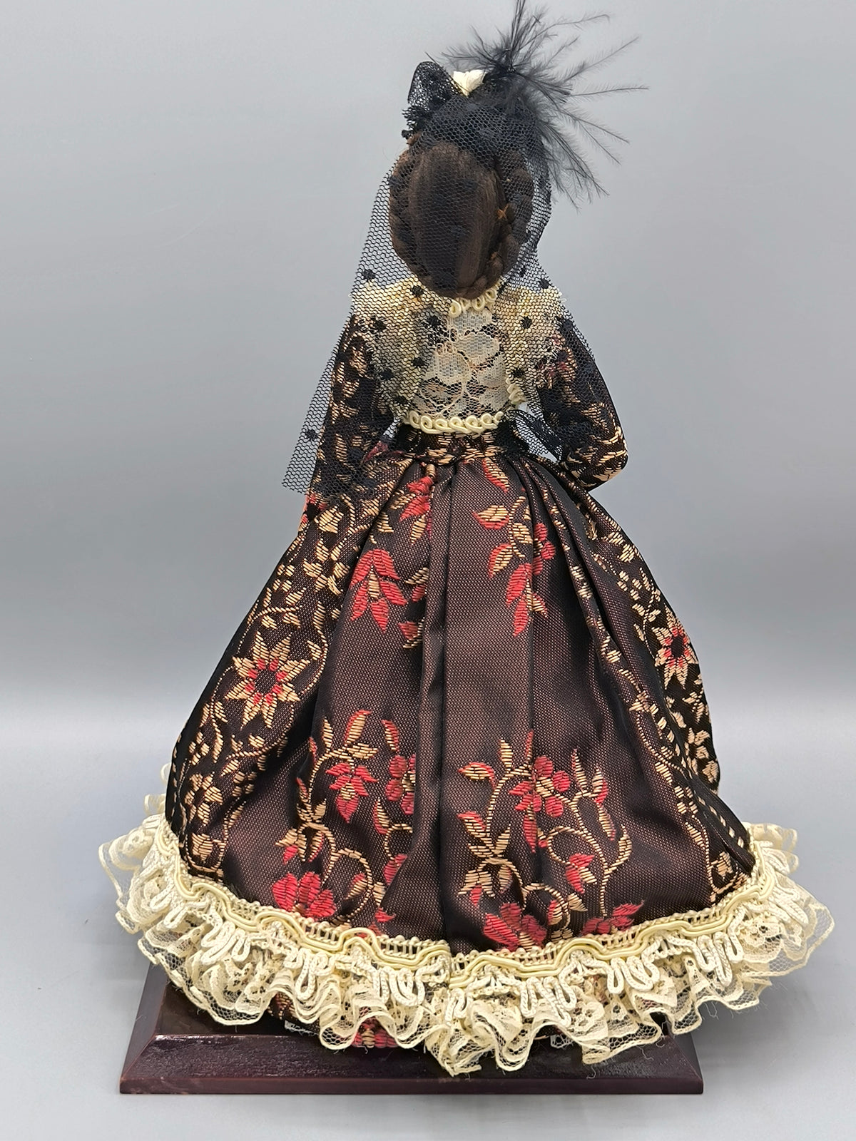 Vintage Marin Chiclana "Anastasia" XIX Century in Dark Brown Dress, Historical Series Rare Collector Doll