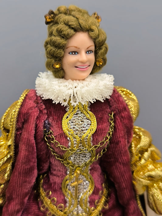 Vintage Marin Chiclana Infanta Maria Teresa XVII Century, Seleccion Marin, Rare Historical Series Spanish Princess Doll